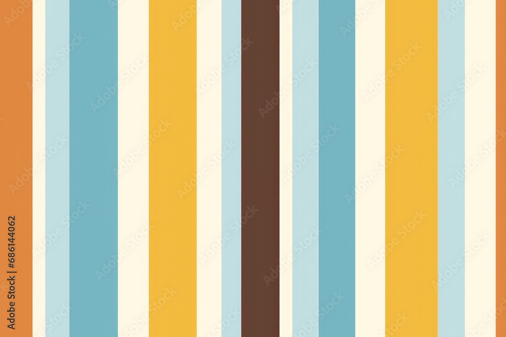 Fototapeta premium Colorful striped wallpaper, retro pattern