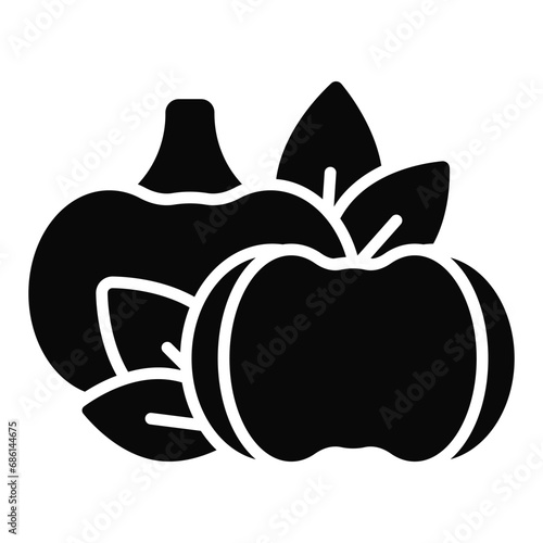 An amazing icon of chinese water chestnut in trendy design style, isolated on white background
