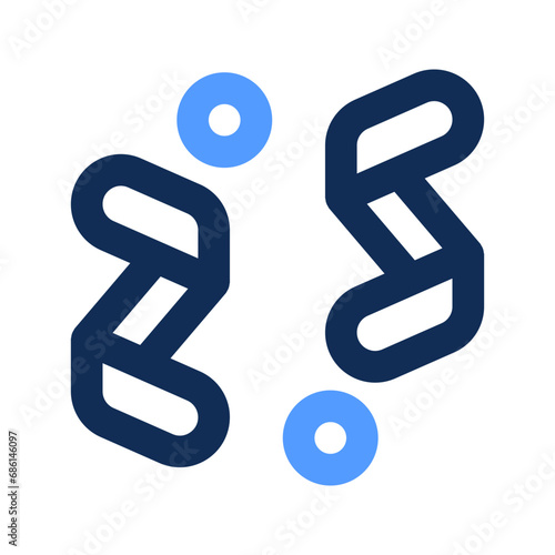 confetti outline color icon