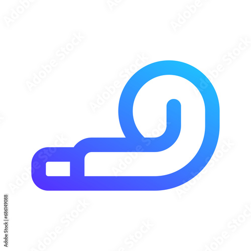 party blower gradient icon