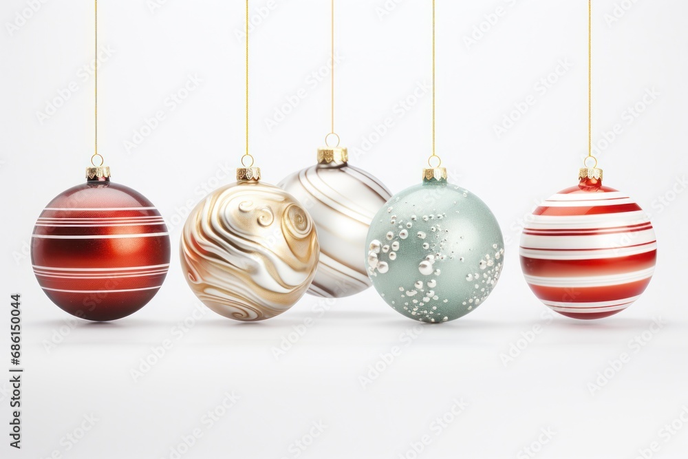 Christmas creative ball like planets solar sistem isolated on white background. Greeting card with copy space. Xmas magic holiday. Christmas creative ball like planets solar sistem isolated on white background. Greeting card with copy space. Xmas magic holiday.
