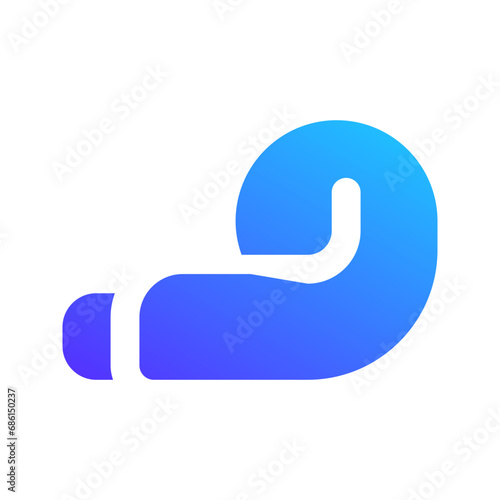 party blower gradient fill icon