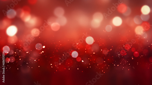 Background bokeh red
