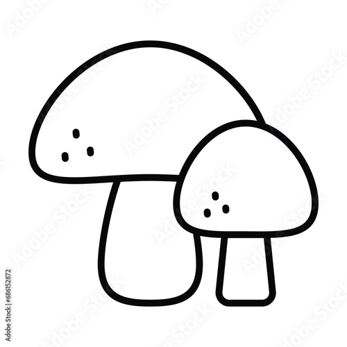 Premium icon of mushroom, healthy and organic food