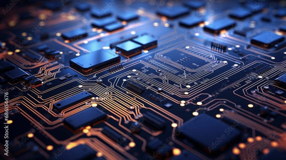Computer technology image, circuit board background. Computer technology image, circuit board background.