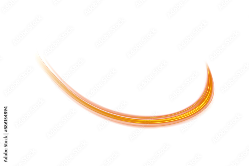 Obraz premium Glowing magic light effect and long trails fire motion