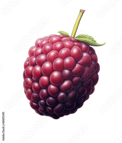 Bountiful Berries: Nature's Colorful Delights on a Transparent Background