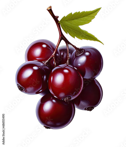 Bountiful Berries: Nature's Colorful Delights on a Transparent Background