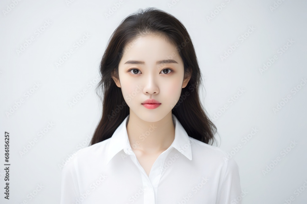 Portrait of beauty woman with perfect healthy glow skin facial Portrait of beauty woman with perfect healthy glow skin facial