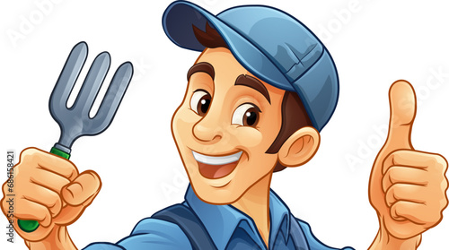 A gardener, farmer or handy...