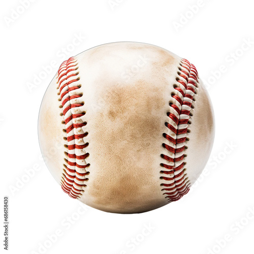 baseball on white