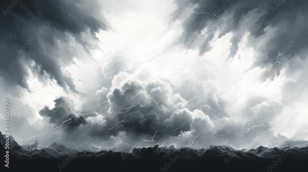An image of a menacing dark storm cloud. An image of a menacing dark storm cloud.