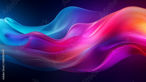 Abstract light effect texture in the colors of the rainbow, visually stunning wallpaper.