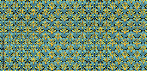 Geometric ethnic pattern seamless flower color. seamless pattern. Design for fabric,curtain,background,