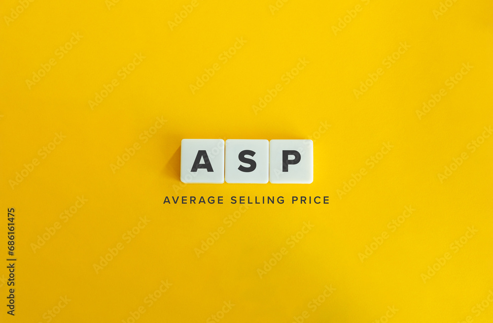 Average Selling Price Abbreviation (ASP).
Letter Tiles on Yellow Background. Minimalist Aesthetics. Average Selling Price Abbreviation (ASP).
Letter Tiles on Yellow Background. Minimalist Aesthetics.