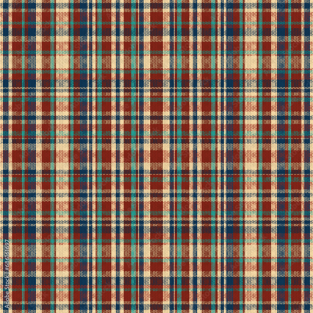 Tartan plaid pattern with texture. Tartan plaid pattern with texture.