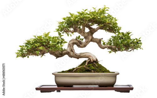 Bonsai Tree Elegance On Transparent PNG