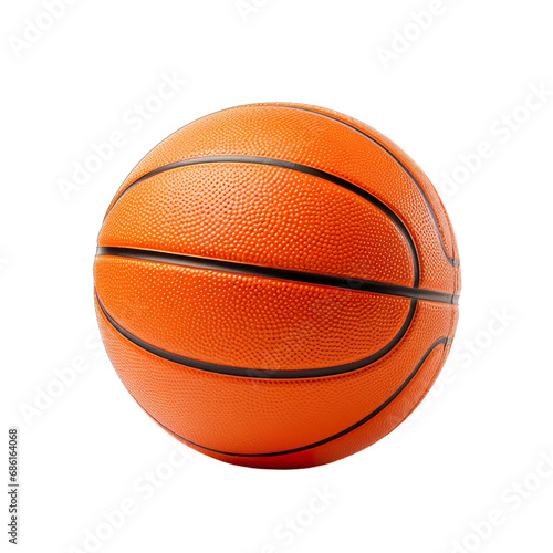 basketball isolated on white transparent background PNG isolated © Ahmad