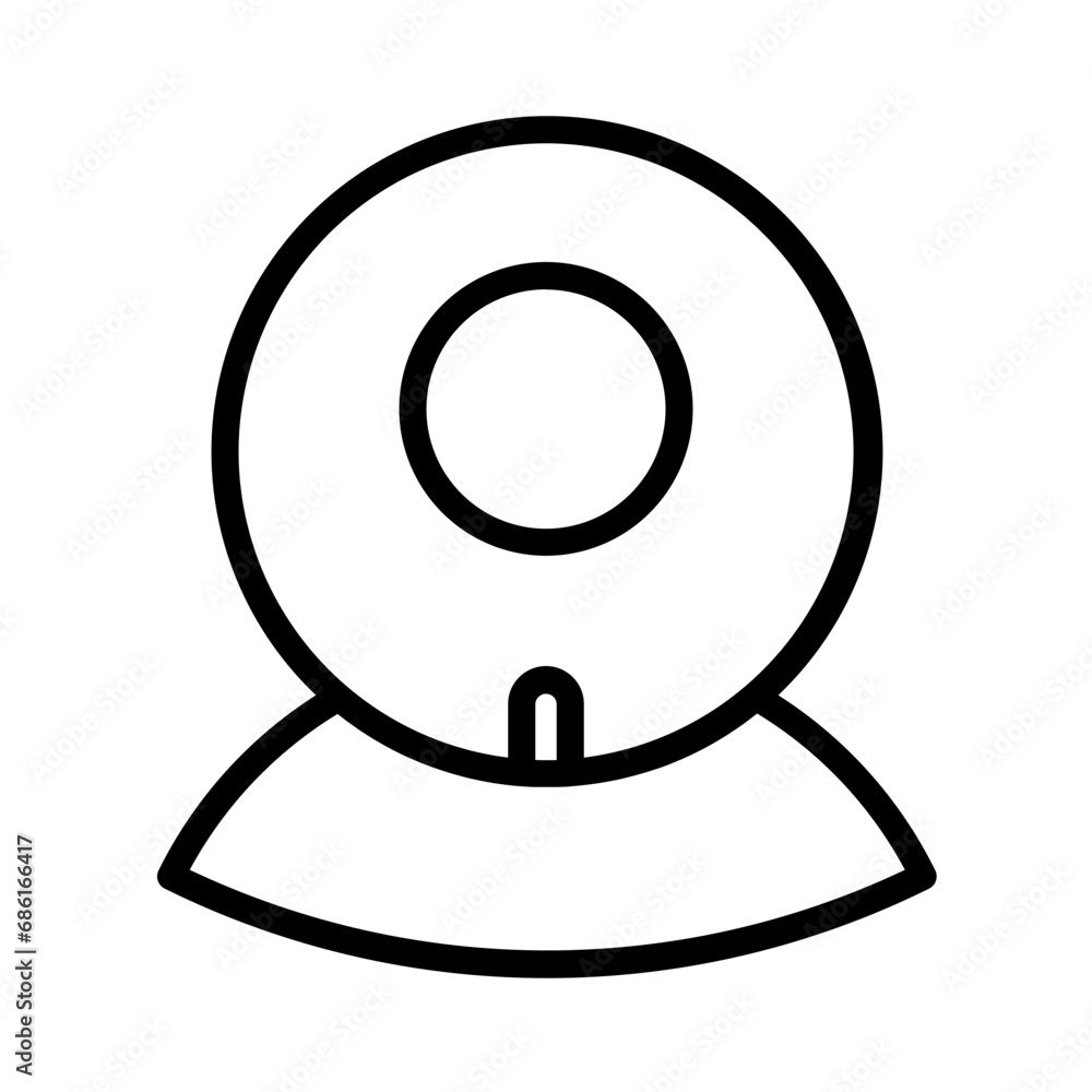 Cam Device Roof Outline Icon Cam Device Roof Outline Icon