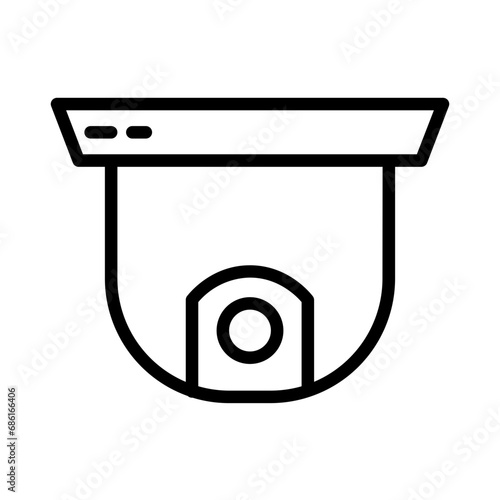 Cam Device Roof Outline Icon