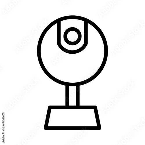 Cam Device Roof Outline Icon
