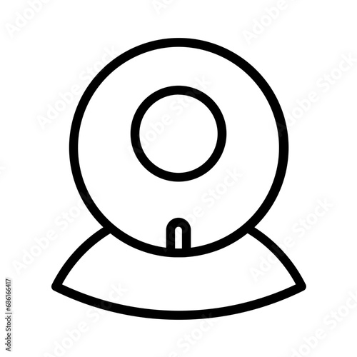 Cam Device Roof Outline Icon