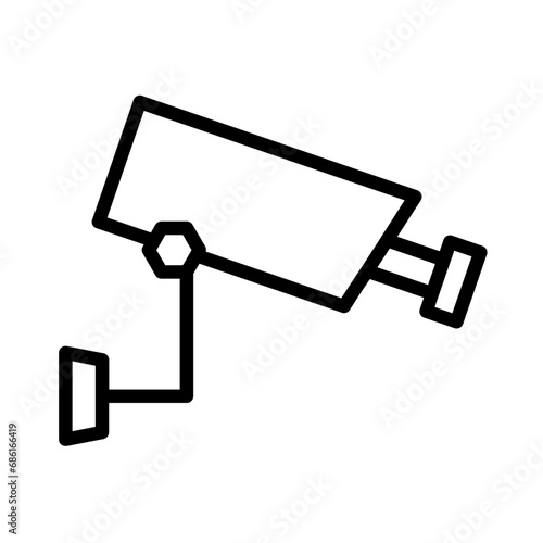 Cam Device Roof Outline Icon