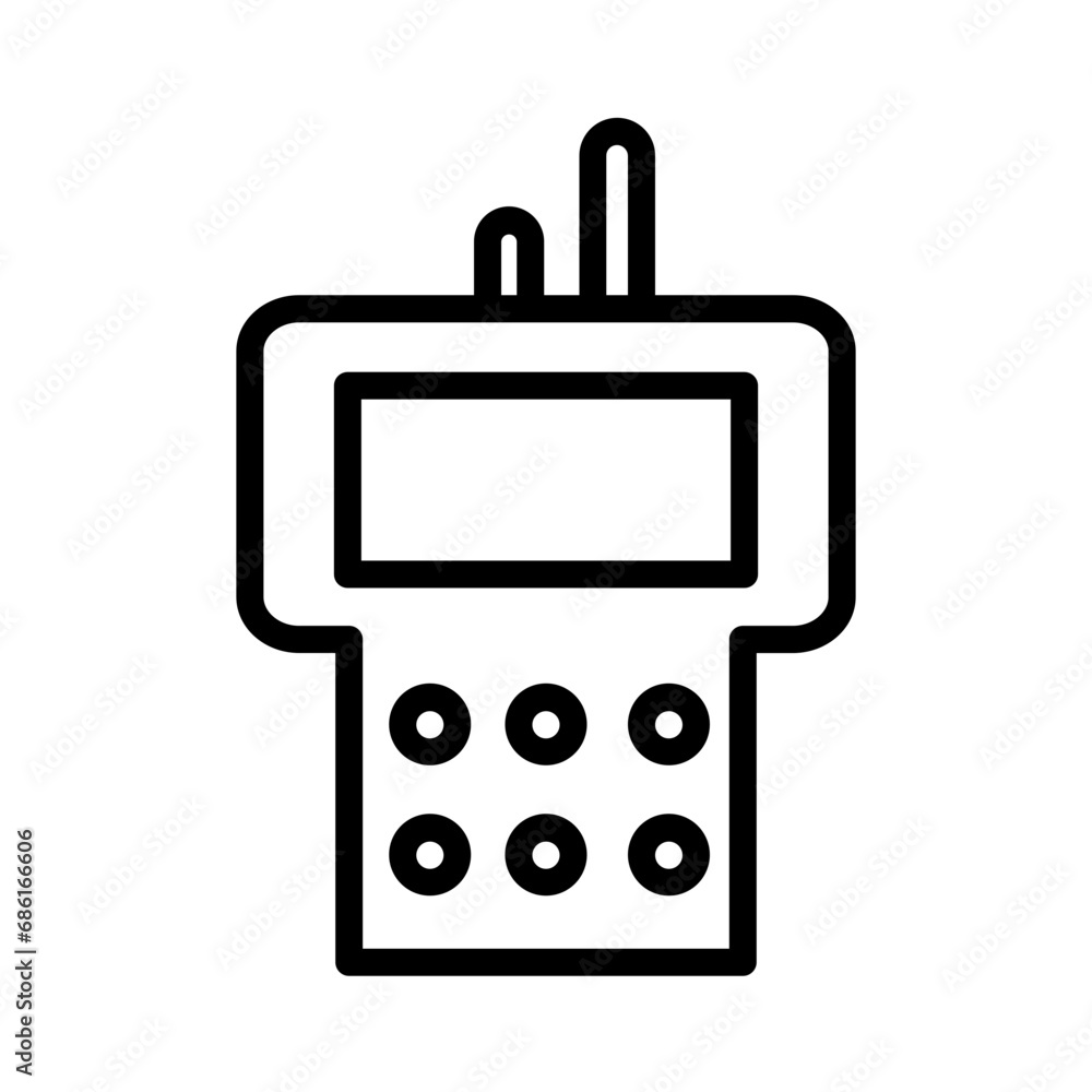 Gadget Message Radio Outline Icon Gadget Message Radio Outline Icon