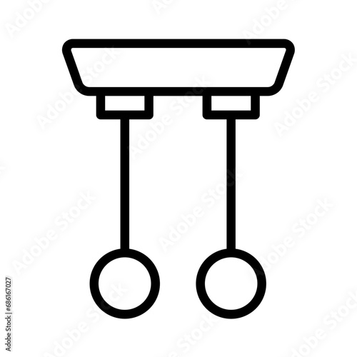 Medical Olympic Rings Outline Icon