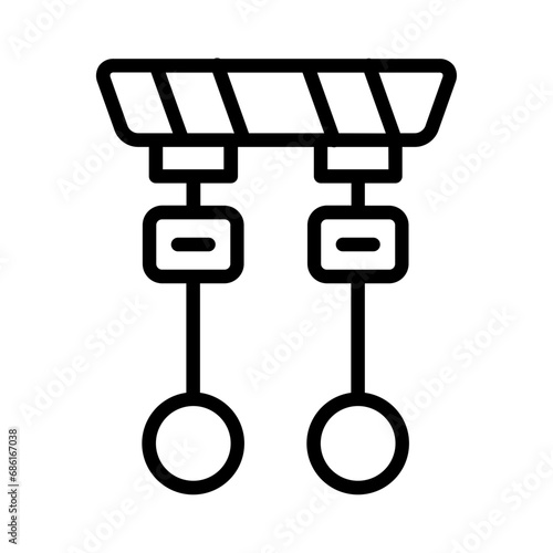 Medical Olympic Rings Outline Icon