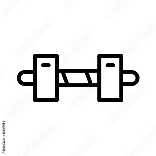 Sportive Sports Dumbbell Outline Icon