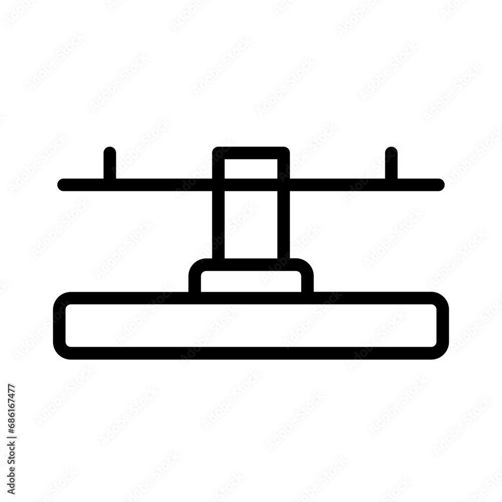 Kids Playground Balance Outline Icon Kids Playground Balance Outline Icon