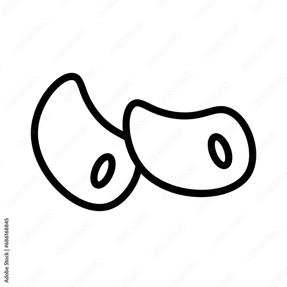 Jelly Sugar Beans Outline Icon Jelly Sugar Beans Outline Icon