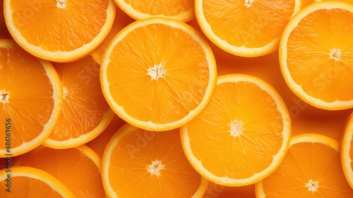 Sliced orange background. fresh orange fruits as background