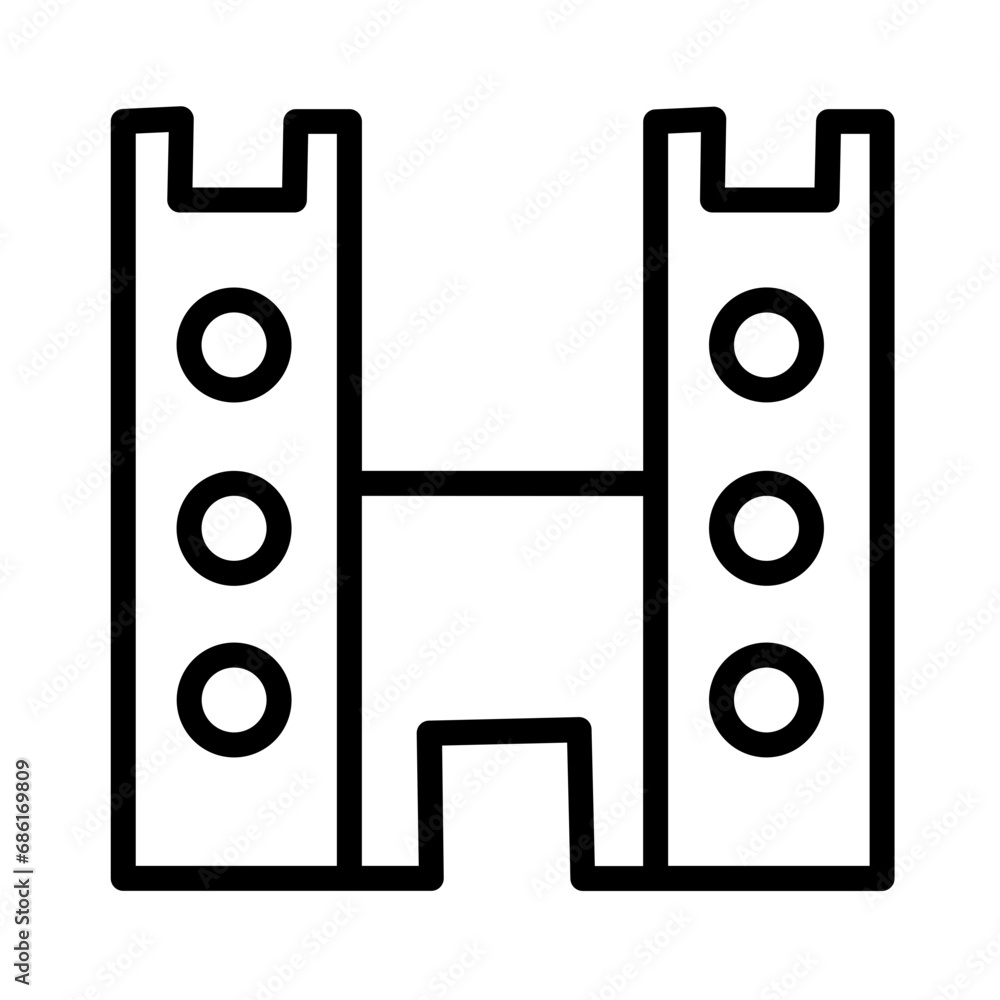 Apartment Elements City Outline Icon Apartment Elements City Outline Icon