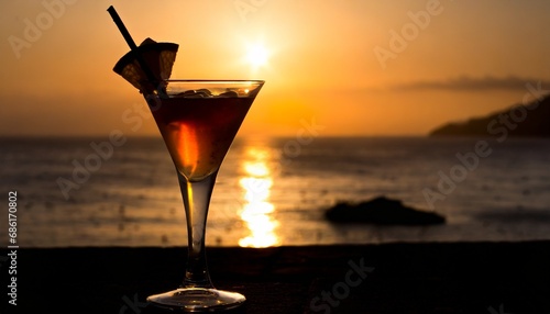 Cocktail al tramonto