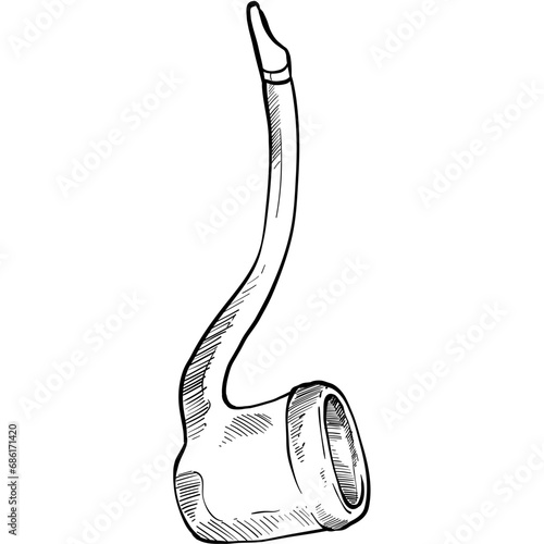 cigarette handdrawn illustration