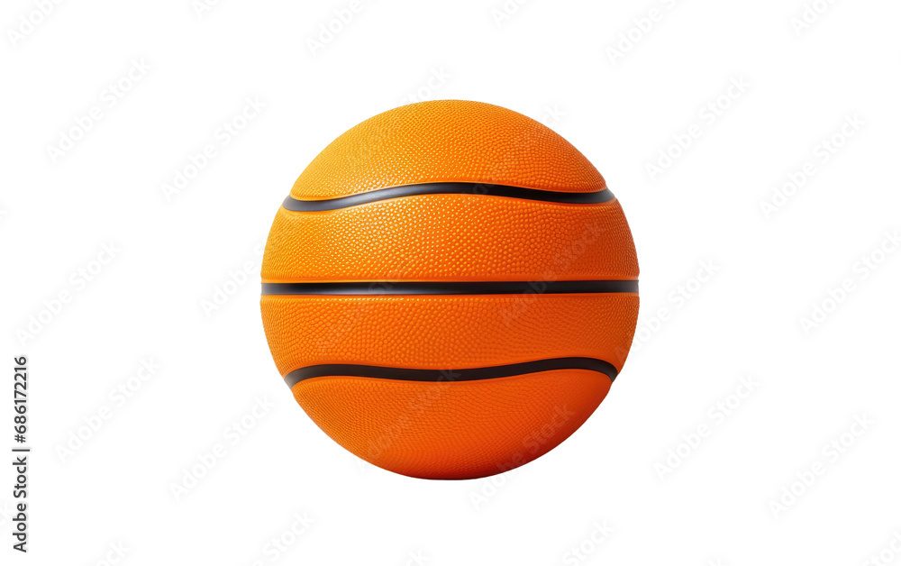 Toy Basketball On Isolated Background