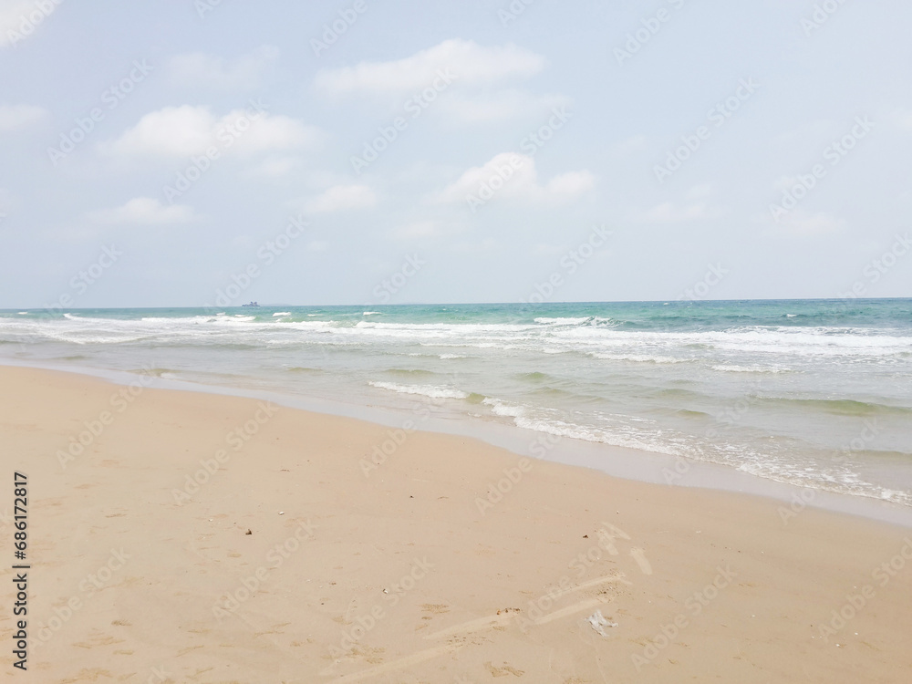 beautiful beach with tropical sea and white sand beautiful beach with tropical sea and white sand