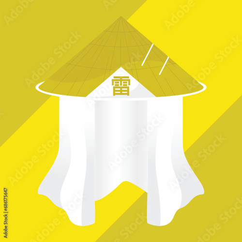 Cuadro en lienzo anime hokage vector hat