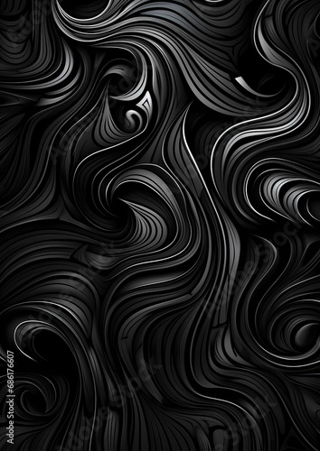 abstract modern pattern background with black colors, beautiful artistic texture backdrop