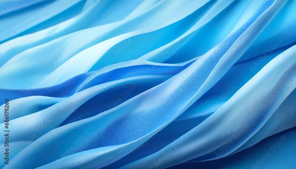 Obraz premium Abstrakte blaue Wellen