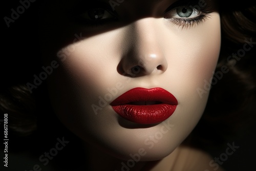 Seductive Shadows  Intense Look with Luxurious Red Lips