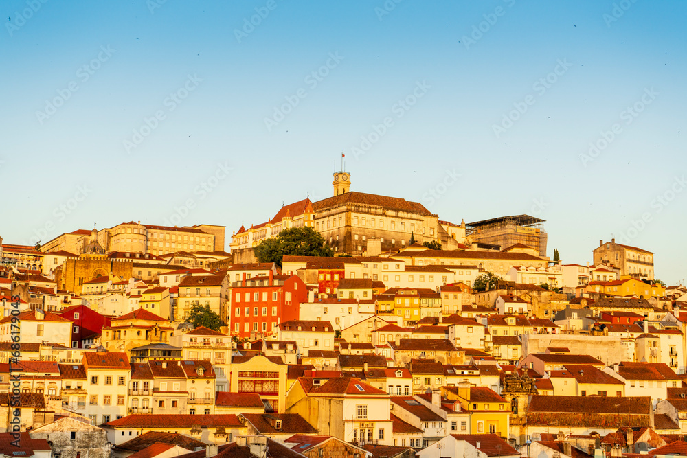 View at the town from above, Coimbra, Portugal