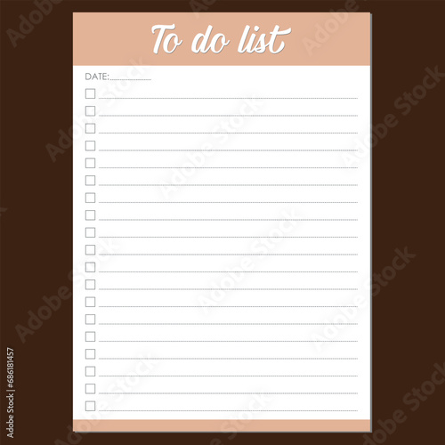 To do list