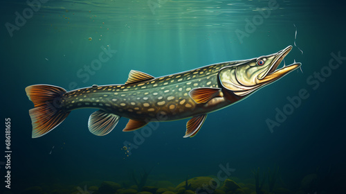Pike fish