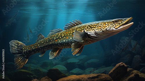 Pike fish image