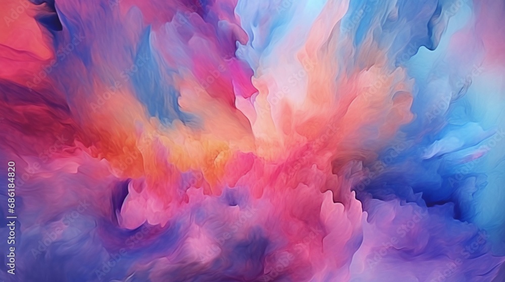 Hand painted watercolor texture abstract background Ai Generative