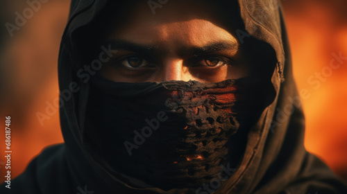 Female guerrilla fighter