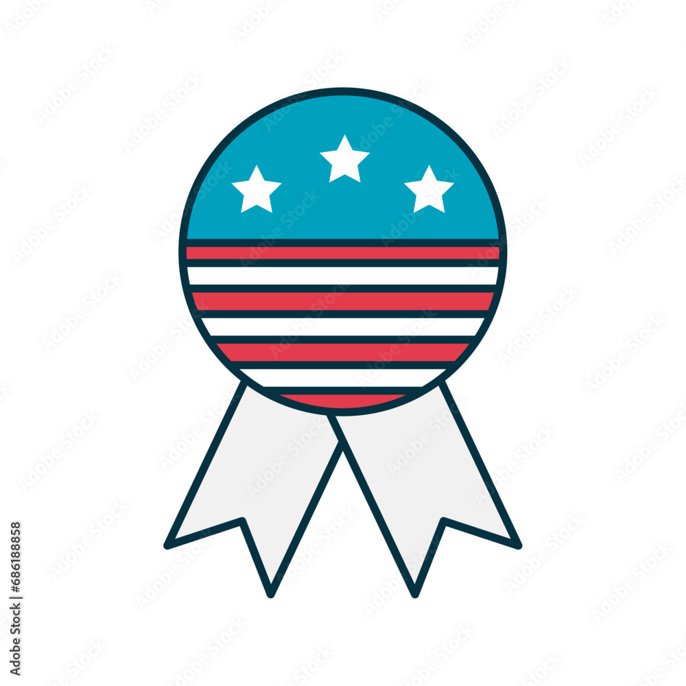 usa flag badge usa flag badge
